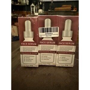 LAKIBOLE Niacinamide Face Serum 3-Pack 1 fl oz/30ml Each Hydrating Neck